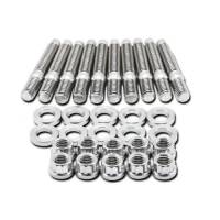 BLOX Racing SUS303 Stainless Steel Exhaust Manifold Stud Kit M8 x 1.25mm 45mm in Length - 9-piece