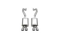 Corsa 2006-2013 Chevrolet Corvette C6 Z06 7.0L V8 Polished Sport Axle-Back Exhaust