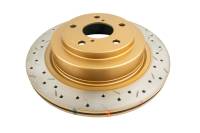 DBA 06-07 WRX / 05-08 LGT Rear Drilled & Slotted 4000 Series Rotor
