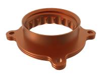 aFe Power (Advanced FLOW Engineering) - aFe Silver Bullet Throttle Body Spacers TBS 22-23 Toyota GR86 H4-2.4L - Orange - Image 3