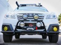 aFe Power (Advanced FLOW Engineering) - aFe 10-14 Subaru Outback H4 2.5L / H6 3.6L Terra Guard Front Bumper w/ Winch Mount - Black - Image 4