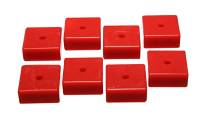 Energy Suspension - Energy Suspension Pad 2-1/16in Sq X 3/8in Id X 15/16in H - Red - Image 1