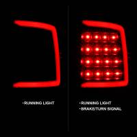 ANZO Headlights, Tail Lights and More  - ANZO 2009-2018 Dodge Ram 1500 LED Taillight Plank Style Black w/Smoke Lens - Image 2