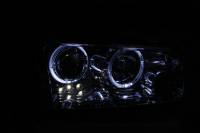 ANZO Headlights, Tail Lights and More  - ANZO 2006-2010 Dodge Charger Projector Headlights w/ Halo Chrome - Image 2