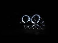 ANZO Headlights, Tail Lights and More  - ANZO 1997.5-2003 Ford F-150 Projector Headlights w/ Halo and LED Chrome 1pc - Image 2