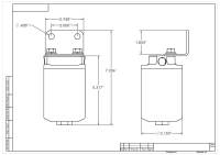 Aeromotive - Aeromotive SS Series Billet Canister Style Fuel Filter Anodized Black/Red - 10 Micron Fabric Element - Image 7