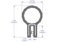 aFe Power (Advanced FLOW Engineering) - aFe MagnumFORCE Spare Parts Trim Seal Kit (1/16IN X 3/4IN) x 36IN L - Image 2