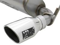 aFe Power (Advanced FLOW Engineering) - aFe Rebel Series 2.5in 409 SS Axle-Back Exhaust w/Polished Tips 07+ Jeep Wrangler (JK) V6 3.6L/3.8L - Image 2