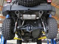 aFe Power (Advanced FLOW Engineering) - aFe Rebel Series 2.5in 409 SS Axle-Back Exhaust w/Polished Tips 07+ Jeep Wrangler (JK) V6 3.6L/3.8L - Image 7