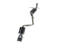 AWE Audi B8 A5 2.0T Touring Edition Single Outlet Exhaust - Polished Silver Tips