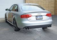 AWE Audi B8 / B8.5 S4 3.0T Touring Edition Exhaust - Chrome Silver Tips (90mm)