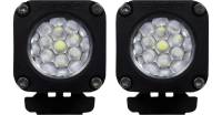 RIGID Ignite Back-Up Kit, Diffused Lens, Surface Mount, Black Housing, Pair