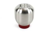 PERRIN Performance - Perrin 17-18 Honda Civic Brushed Stainless Steel Large Shift Knob - 6 Speed - Image 2
