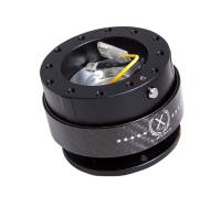 NRG Innovations Quick Release Gen 2.0 - Black Body / Black Carbon Fiber Ring