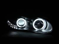 ANZO Headlights, Tail Lights and More  - ANZO 1998-2002 Chevrolet Camaro Projector Headlights w/ Halo Black - Image 2