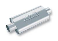 Borla - Borla XR-1 Racing Sportsman 3.5in. Outlet / 3.5in Inlet Oval Muffler - 5in Diameter x 15in Length - Image 1