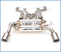 Invidia - Invidia 03-06 Infiniti G35 Coupe Gemini Rolled Stainless Steel Tip Cat-back Exhaust - Image 2