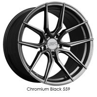 XXR Wheel Rim 559 18x8.5 5x114.3 ET35 73.1CB Chromium Black