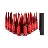 Mishimoto - Mishimoto Steel Spiked Lug Nuts M12x1.5 20pc Set - Red - Image 1