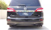 Megan Racing - Megan Racing Type2 Cat-Back Exhaust System: Nissan Quest 2011+ Stainless Burnt Roll Tips - Image 2