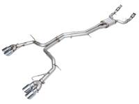 AWE 19-23 Audi C8 S6/S7 2.9T V6 AWD Track Edition Exhaust - Chrome Silver Tips