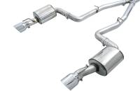 AWE Tuning - AWE 2015+ Dodge Charger 6.4L/6.2L SC Non-Resonated Touring Edition Exhaust - Silver Tips - Image 6