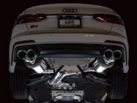 AWE Tuning - AWE 19-23 Audi C8 S6/S7 2.9T V6 AWD Touring Edition Exhaust - Chrome Silver Tips - Image 2
