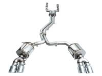 AWE Tuning - AWE 19-23 Audi C8 S6/S7 2.9T V6 AWD Touring Edition Exhaust - Chrome Silver Tips - Image 15