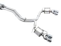 AWE Tuning - AWE 19-23 Audi C8 S6/S7 2.9T V6 AWD Touring Edition Exhaust - Chrome Silver Tips - Image 18
