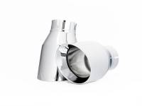 AWE Tuning - AWE Audi B9 A4 Touring Edition Exhaust Dual Outlet - Chrome Silver Tips (Includes DP) - Image 6
