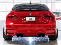 AWE Tuning - AWE BMW F8X M3/M4 Track Edition Catback Exhaust - Diamond Black Tips - Image 8