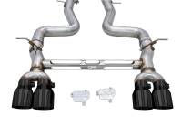 AWE Tuning - AWE BMW F8X M3/M4 Track Edition Catback Exhaust - Diamond Black Tips - Image 9
