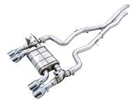 AWE BMW F8X M3/M4 SwitchPath Catback Exhaust - Chrome Silver Tips