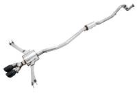AWE 2016+ Honda Civic Si Touring Edition Exhaust w/Front Pipe & Dual Diamond Black Tips