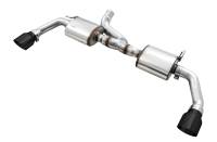 AWE 07-18 Jeep Wrangler JK/JKU 3.6L Tread Edition Axle-Back Dual Exhaust - Diamond Black Tips