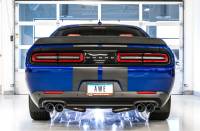AWE Tuning - AWE 2017+ Challenger 5.7L Touring Edition Exhaust - Non-Resonated - Chrome Silver Quad Tips - Image 2