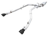 AWE 09-18 RAM 1500 5.7L (w/Cutouts) 0FG Dual Rear Exit Cat-Back Exhaust - Diamond Black Tips