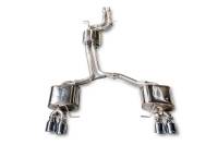 AWE Audi 8R SQ5 Touring Edition Exhaust - Quad Outlet Chrome Silver Tips