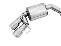 AWE Tuning - AWE 2018+ Ford Mustang GT (S550) Cat-back Exhaust - Touring Edition (Quad Chrome Silver Tips) - Image 2