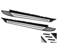 I3 2015-2016 Bmw F26 X4 Abs And Aluminum Oe Style Running Boards - Silver