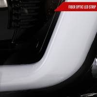 Spec'D Tuning Products - Spec-D 2015-2020 Chevrolet Tahoe Suburban/ 2016-2019 Suburban 3500HD LED C-Bar Projector Headlights w/ LED Turn Signal Lights (Jet Black Housing/Clear Lens) - Image 3