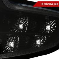 Spec'D Tuning Products - Spec-D 2015-2020 Chevrolet Tahoe Suburban/ 2016-2019 Suburban 3500HD LED C-Bar Projector Headlights w/ LED Turn Signal Lights (Jet Black Housing/Clear Lens) - Image 4