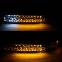Spec'D Tuning Products - Spec-D 1999-2002 Chevrolet Silverado/ 2000-2006 Chevrolet Tahoe/Suburban Dual Halo Projector Headlights with LED Sequential Turn Signal Bumper Lights (Chrome Housing/Clear Lens) - Image 5