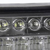 Spec'D Tuning Products - Spec-D 1999-2002 Chevrolet Silverado/ 2000-2006 Chevrolet Tahoe/Suburban Dual Halo Projector Headlights with LED Sequential Turn Signal Bumper Lights (Chrome Housing/Clear Lens) - Image 6