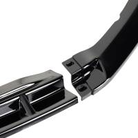 Spec'D Tuning Products - Spec-D 2013-2014 Ford Mustang Glossy Black 3PC Front Bumper Lip Splitter Kit - Image 1