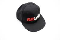 BLOX Racing Snapback Cap Black with Red and White Logo - BLOX Racing - New Style Flat Bill