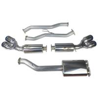 Injen - Injen 10-13 Hyundai Genesis Coupe 2.0L(t) 4cyl SS Exhaust w/ 76mm Y-Pipe Resonator/Molded SS Flanges - Image 1