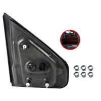 Spec'D Tuning Products - Spec-D 2007-2014 Ford F-150 Chrome Power Adjustable, Heated, & Manual Extendable Towing Mirrors w/ Smoke Lens LED Turn Signal & Puddle Lights - Image 4