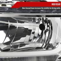 Spec'D Tuning Products - Spec-D 2015-2020 Chevrolet Tahoe Suburban/ 2016-2019 Suburban 3500HD Projector Headlights w/ LED Light Strip (Chrome Housing/Clear Lens) - Image 2