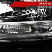 Spec'D Tuning Products - Spec-D 2015-2020 Chevrolet Tahoe Suburban/ 2016-2019 Suburban 3500HD Projector Headlights w/ LED Light Strip (Chrome Housing/Clear Lens) - Image 4